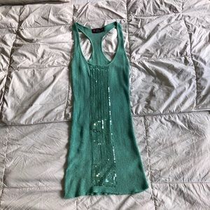 Mint green racerback tank